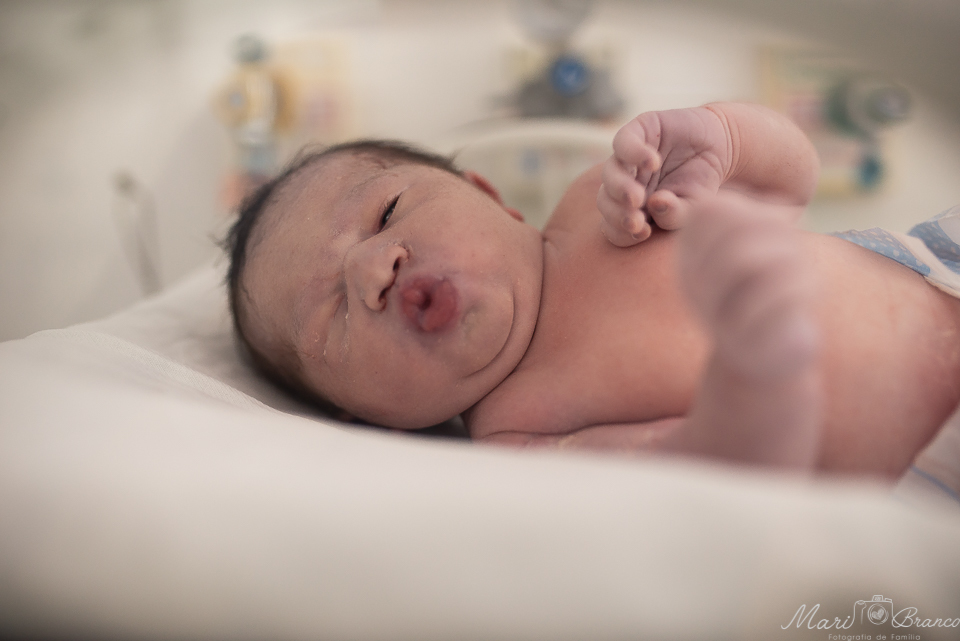 Nascimento de menina na maternidade do Hospital Paster e Perinatal