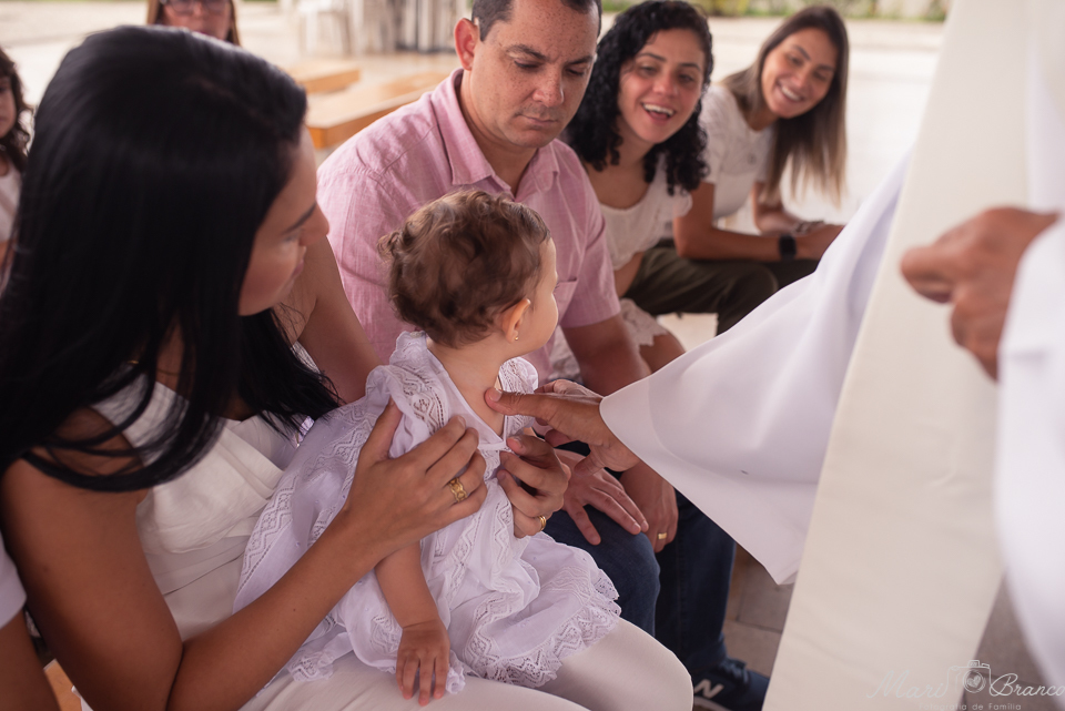 Fotografia de batizado em Santuário Nossa Senhora de Fátima no Recreio, Barra da Tijuca Rio de Janeiro