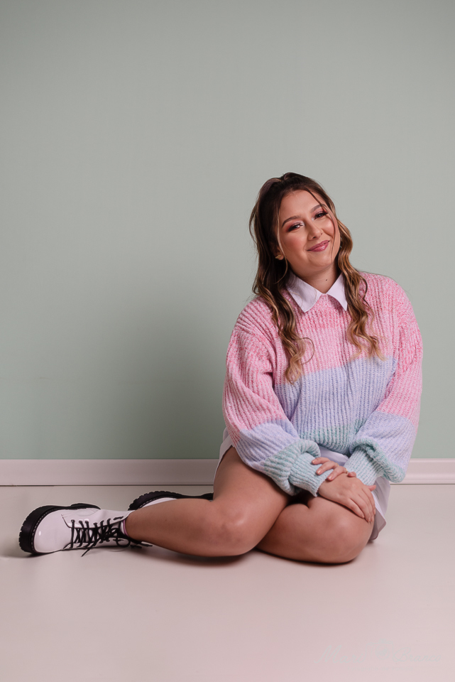 Ensaio de aniversário adulto em estúdio 27 anos 