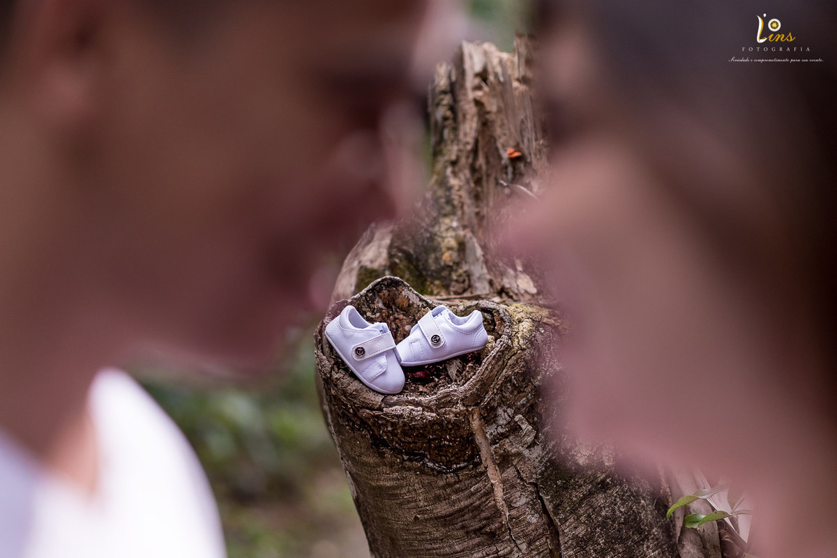 detalhe do sapatinho de bebe