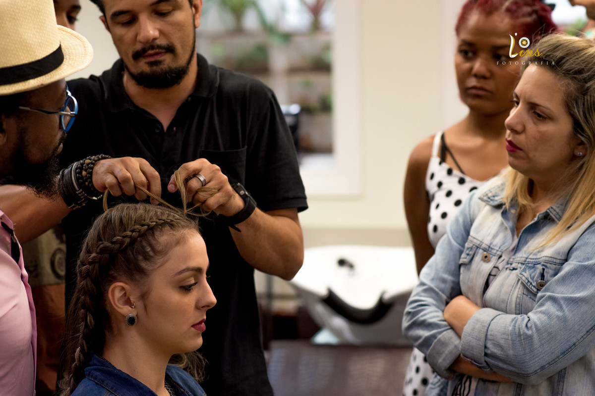 trança igual frozen