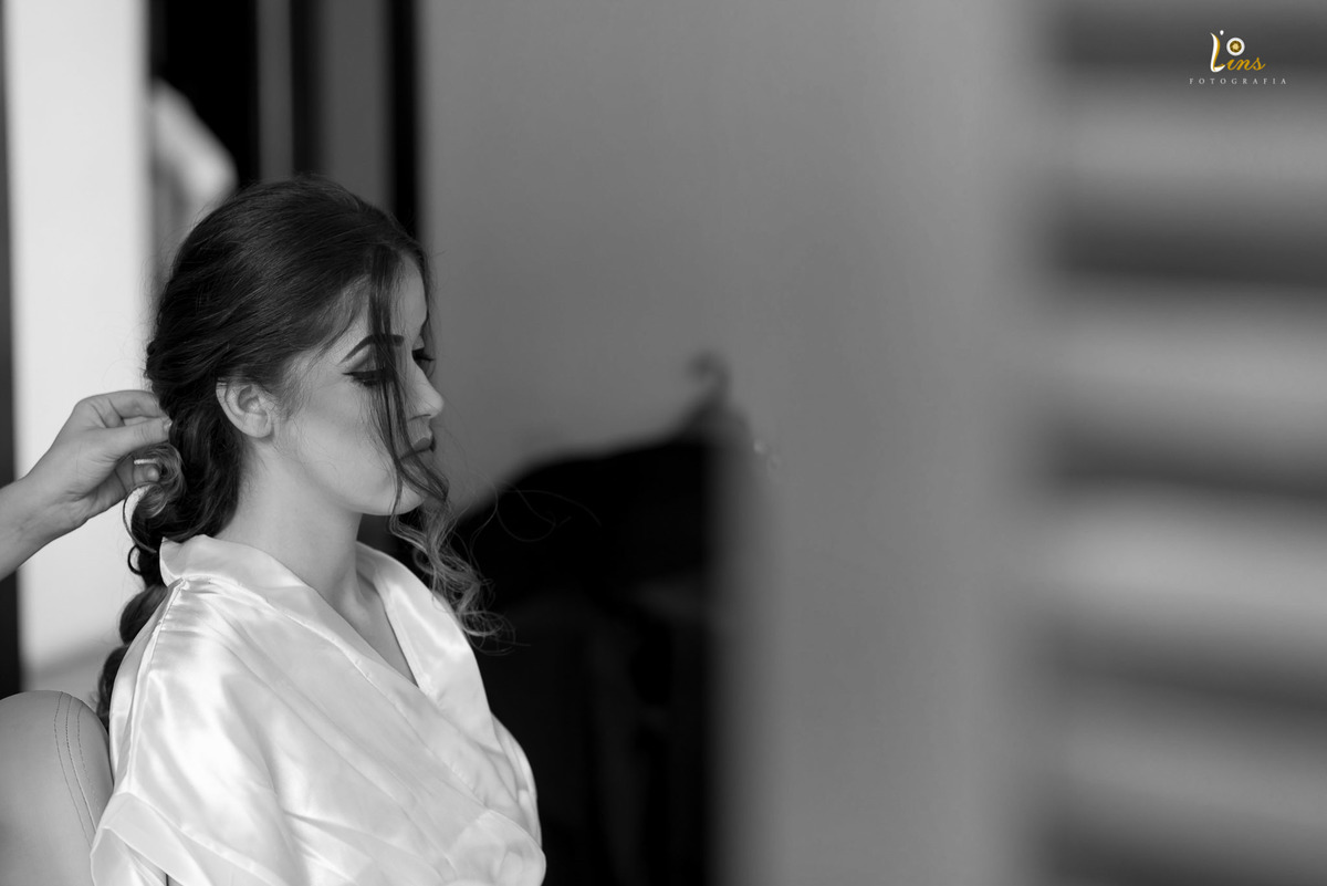 Making of noiva Atelie Nanda Fanta noiva se arrumando e preparando o cabelo