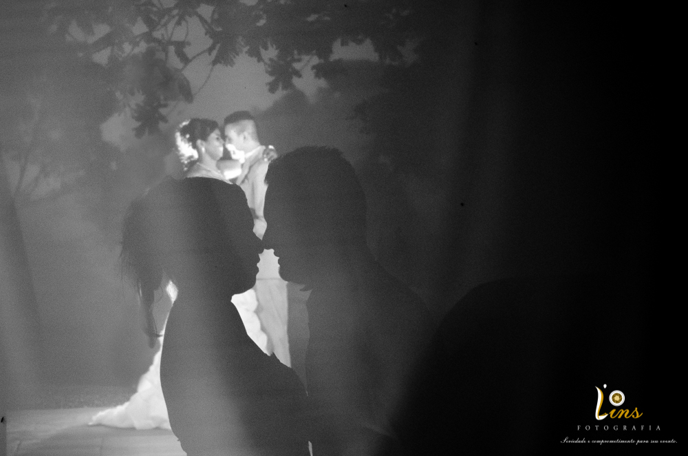 silhueta noivos casamento