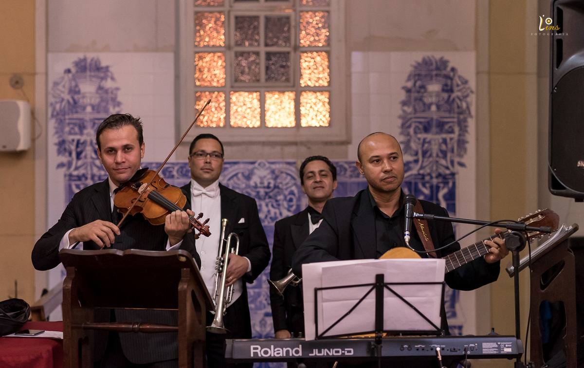 músicos tocando na catedral de guarulhos, casamento em guarulhos 