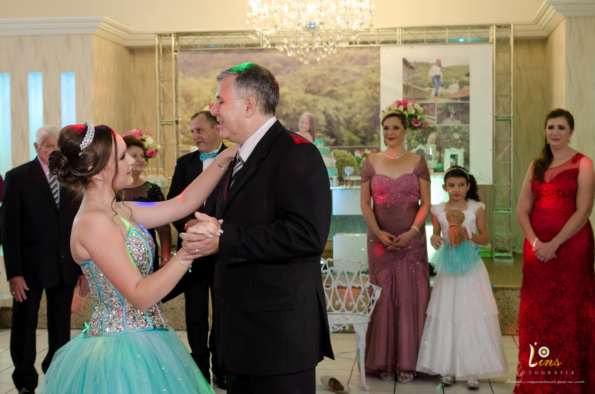 valsa da debutante com o pai
