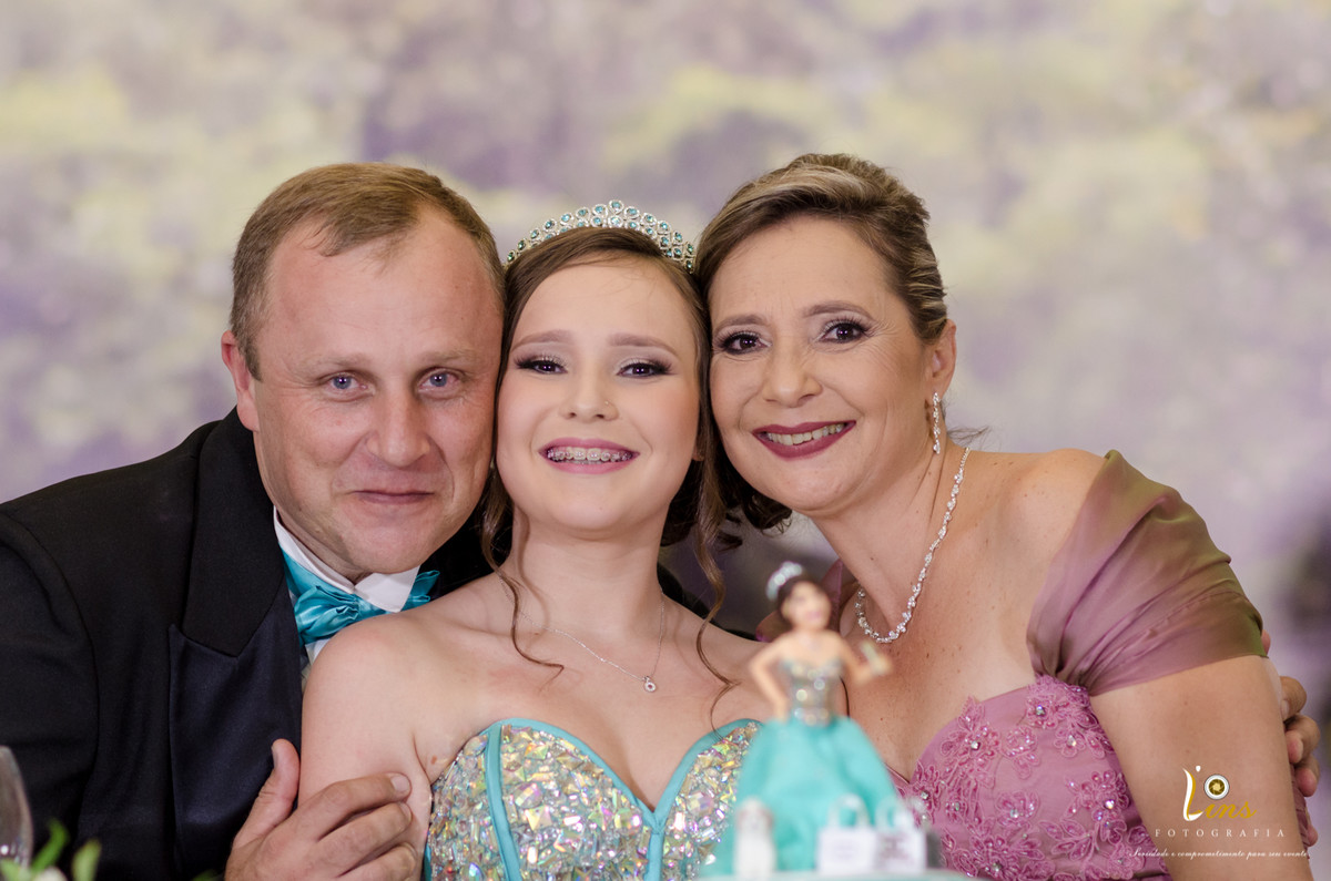 debutante e seus pais