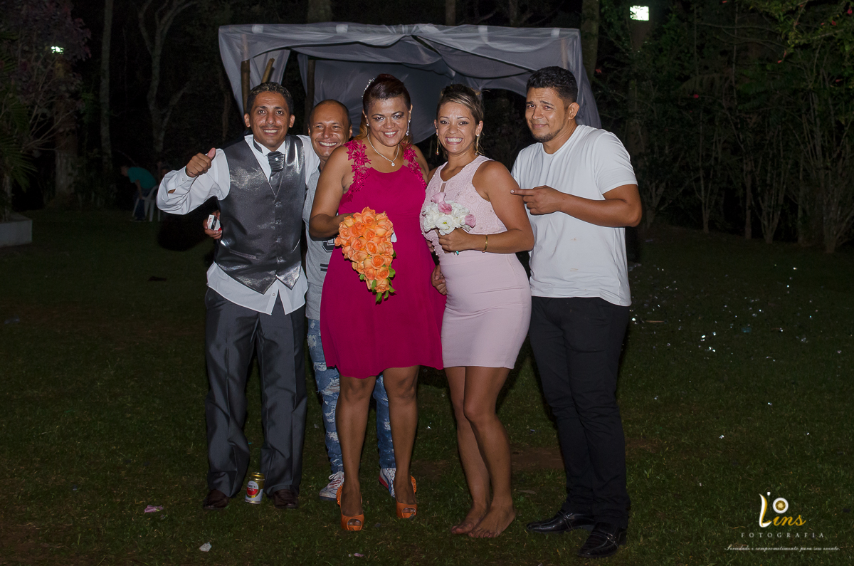 sortuda que pegou o bouquet