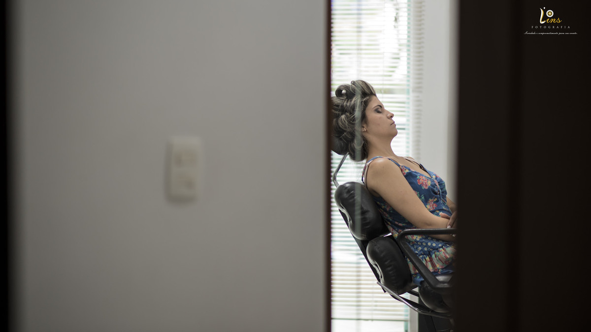 noiva aguardando make Up