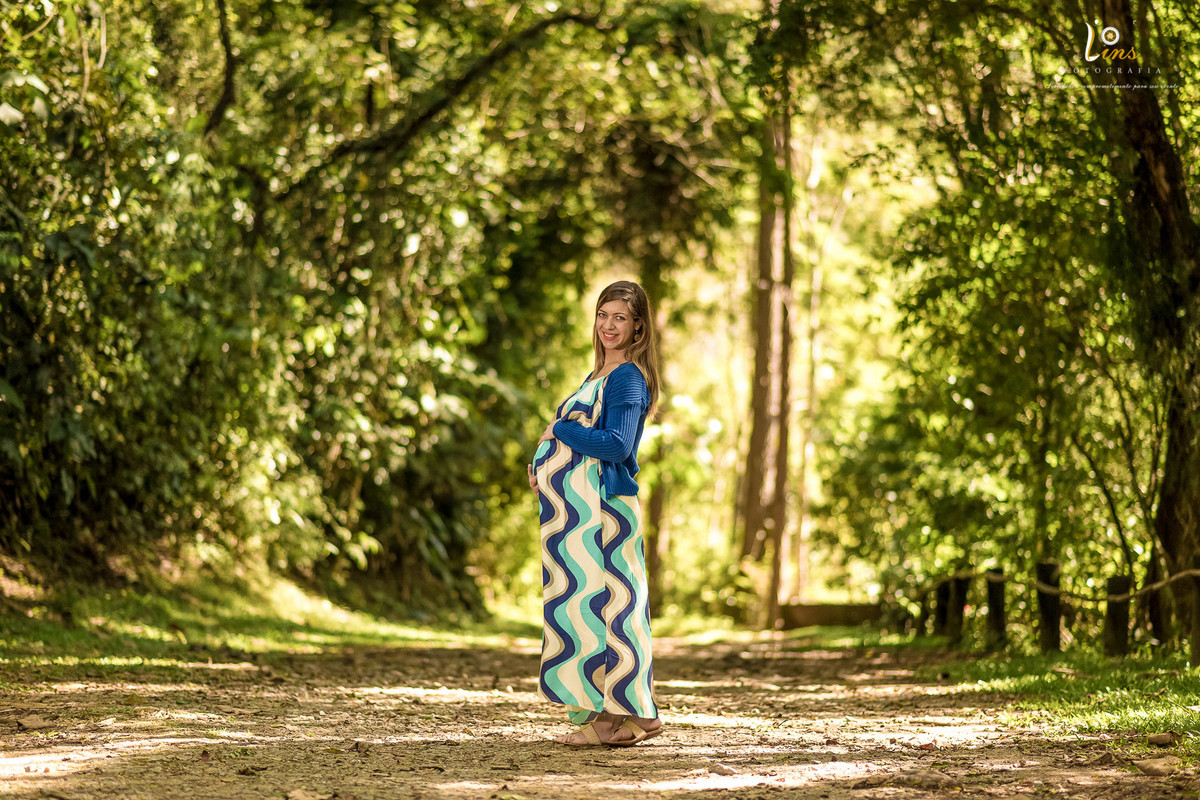 gestante no parque da cantareira