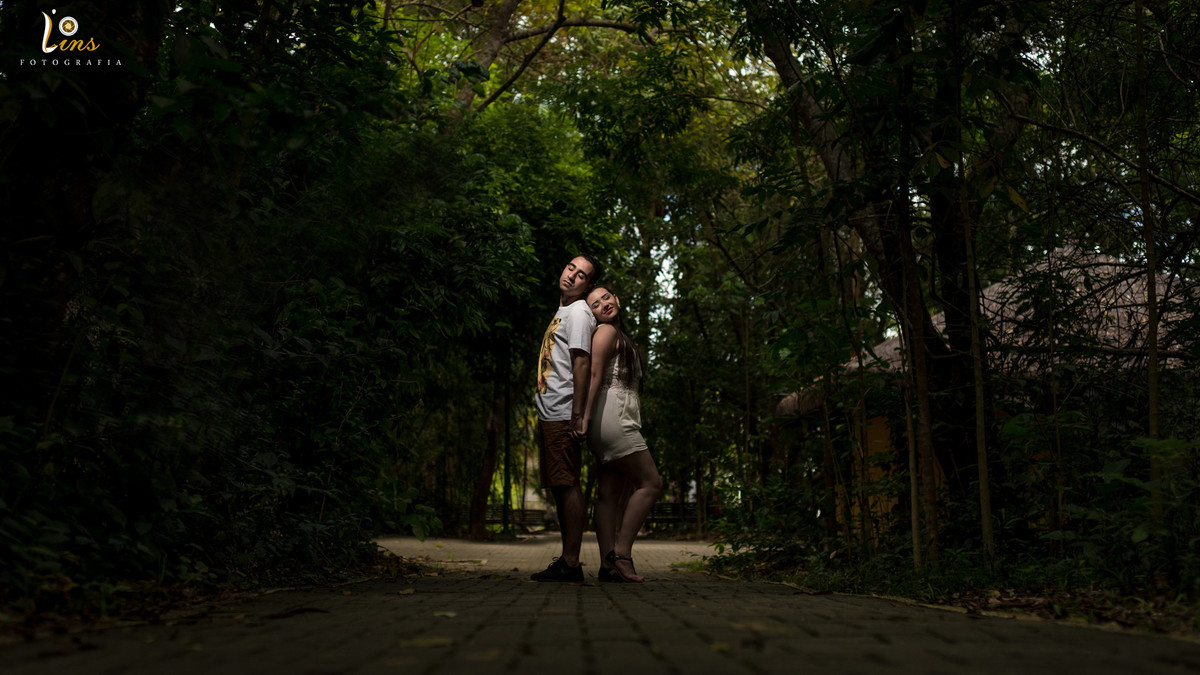 parque de Guararema com uma luz incrível