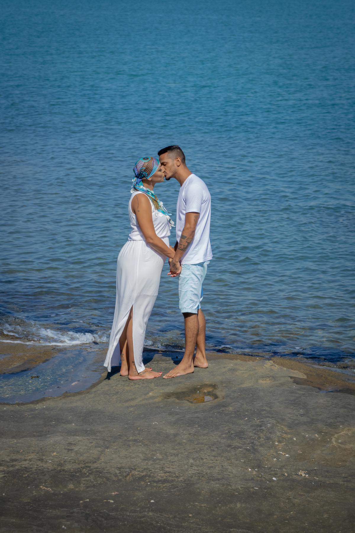Adriana e Gabriel à espera de Benjamim por Cristiane Libardi em Guarapari/ES