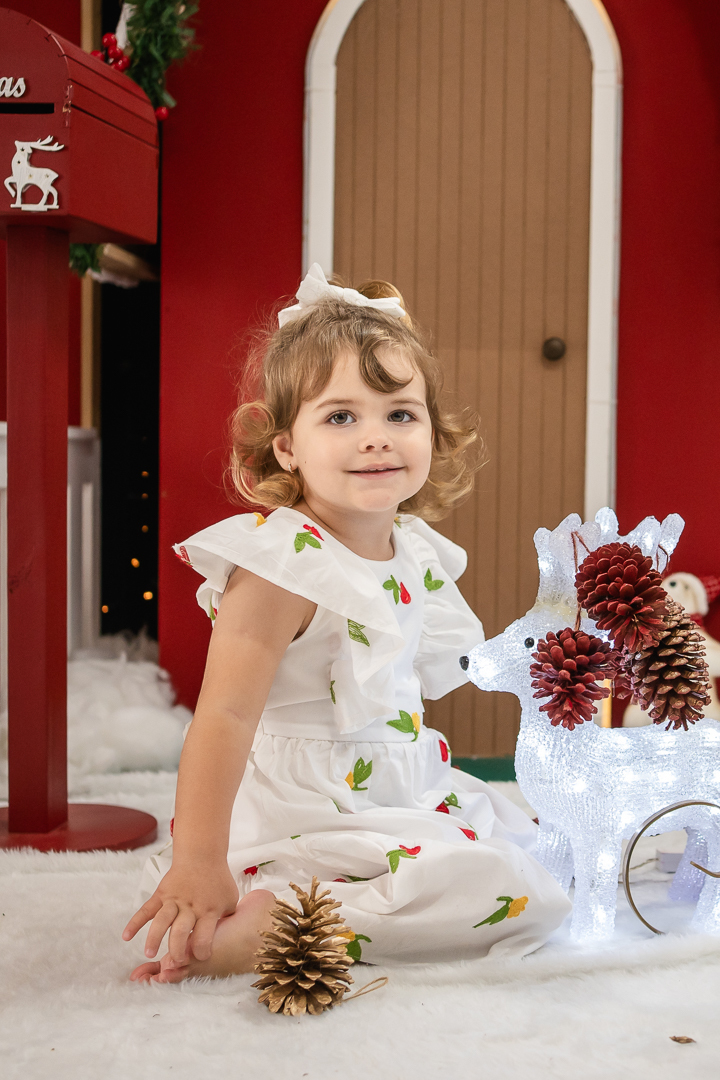 Laura- decorando a Rena