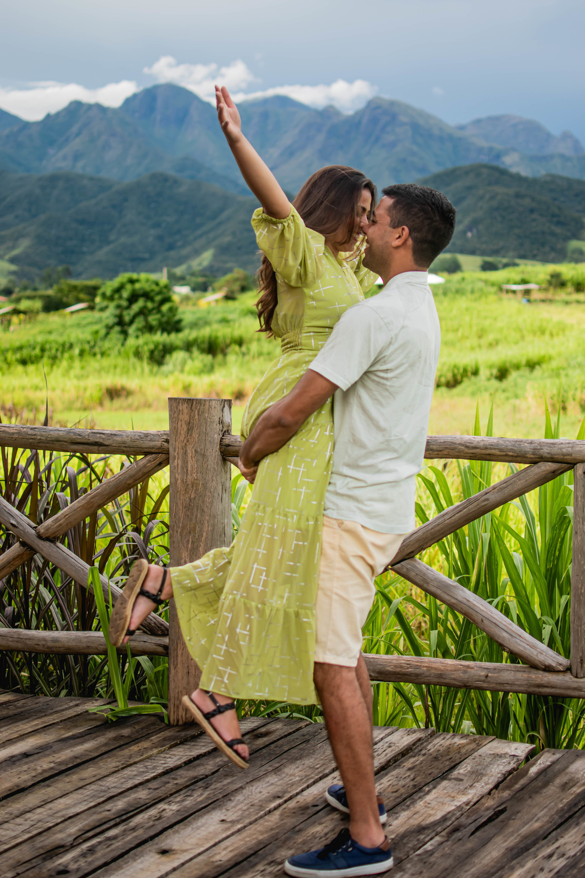 ensaio nas  montanhas