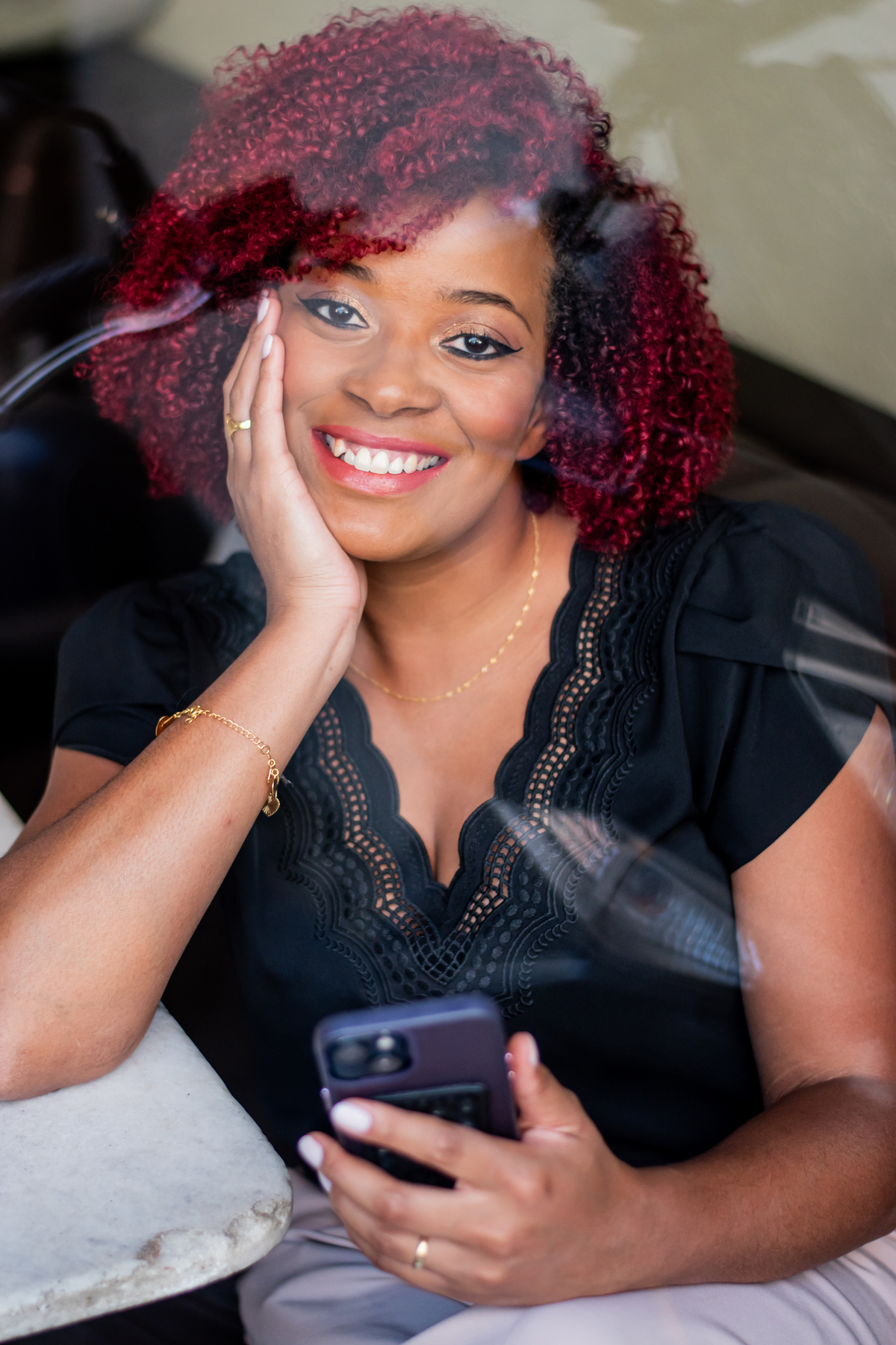 ensaio fotografico de cacheada 