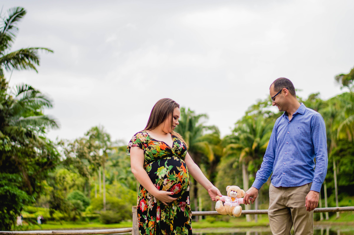 Ensaio de Gestante no Jardim Botânico