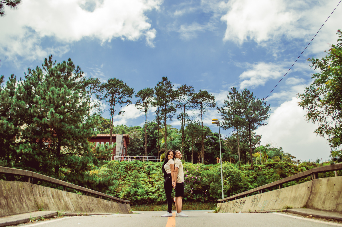 ensaio de casal na rua 