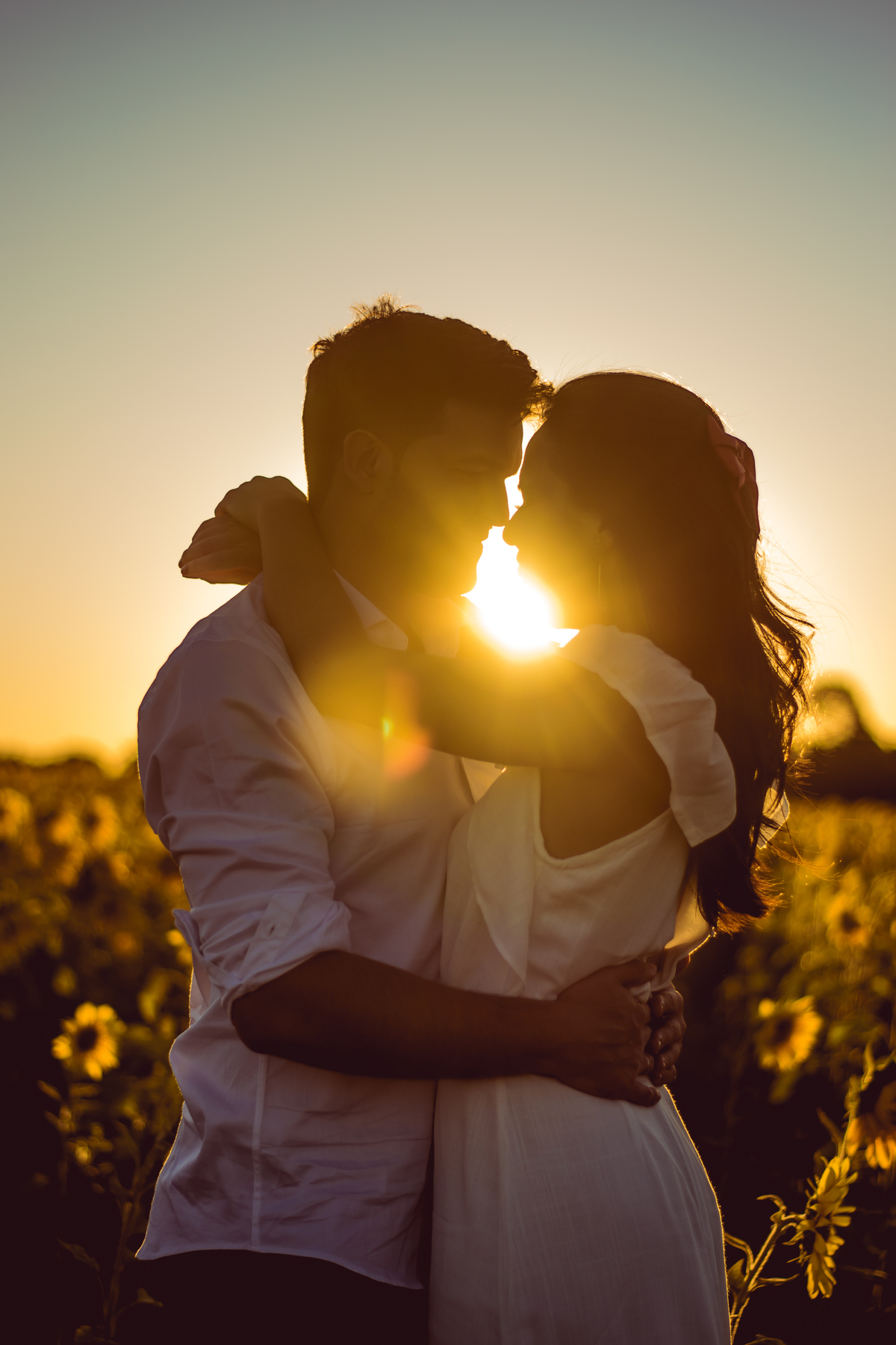 ensaio no por do sol 