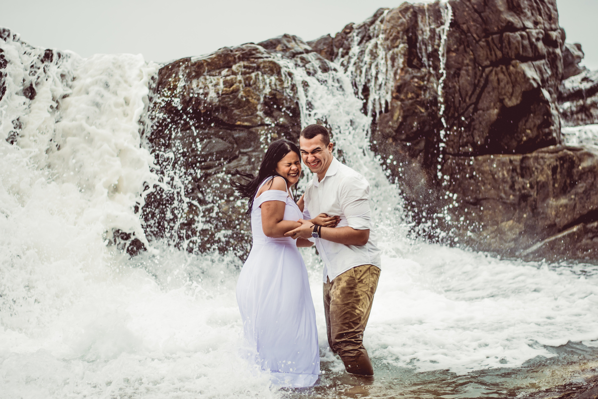 ensaio na cachoeira 