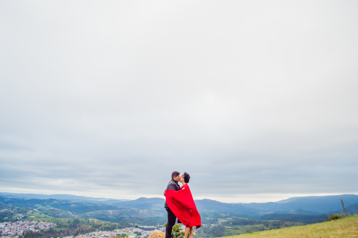 ensaio nas montanhas