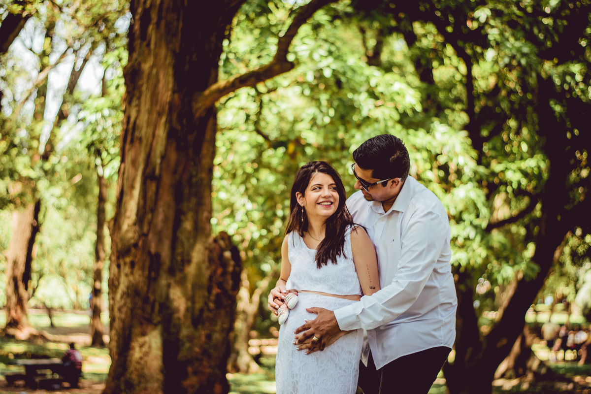 ensaio de gravida no Ibirapuera 