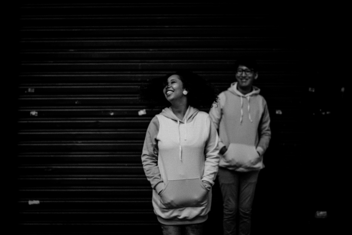 ensaio de casal no metro 