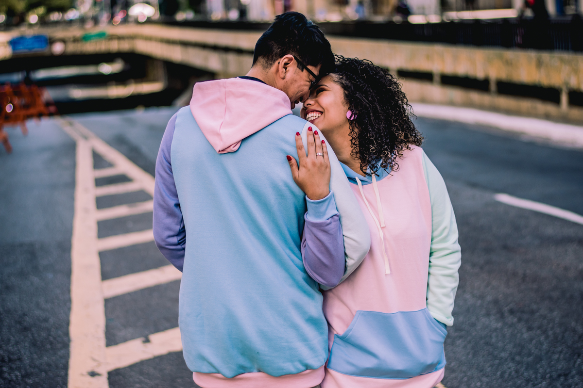 ensaio em potim de casal 