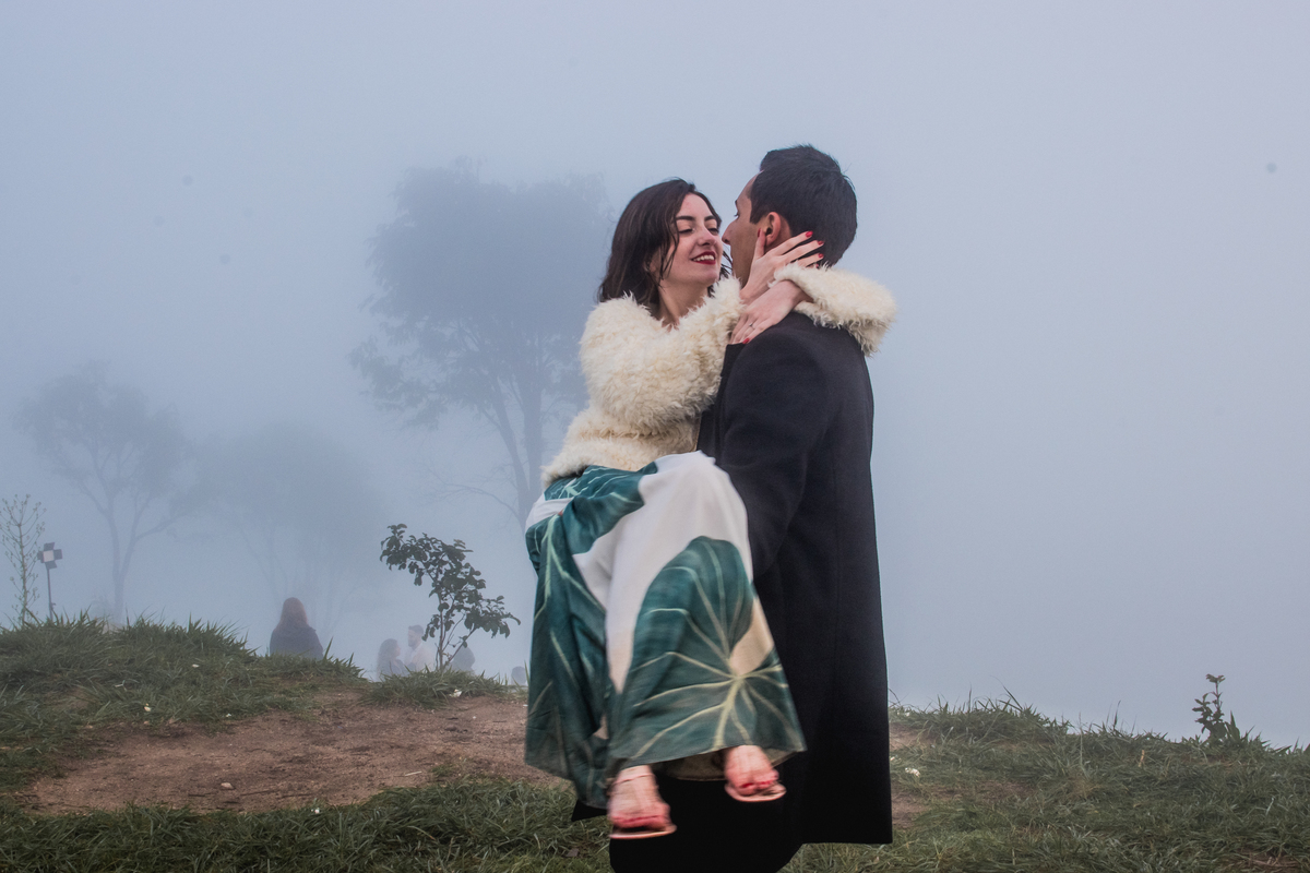 ensaio em dia nublado