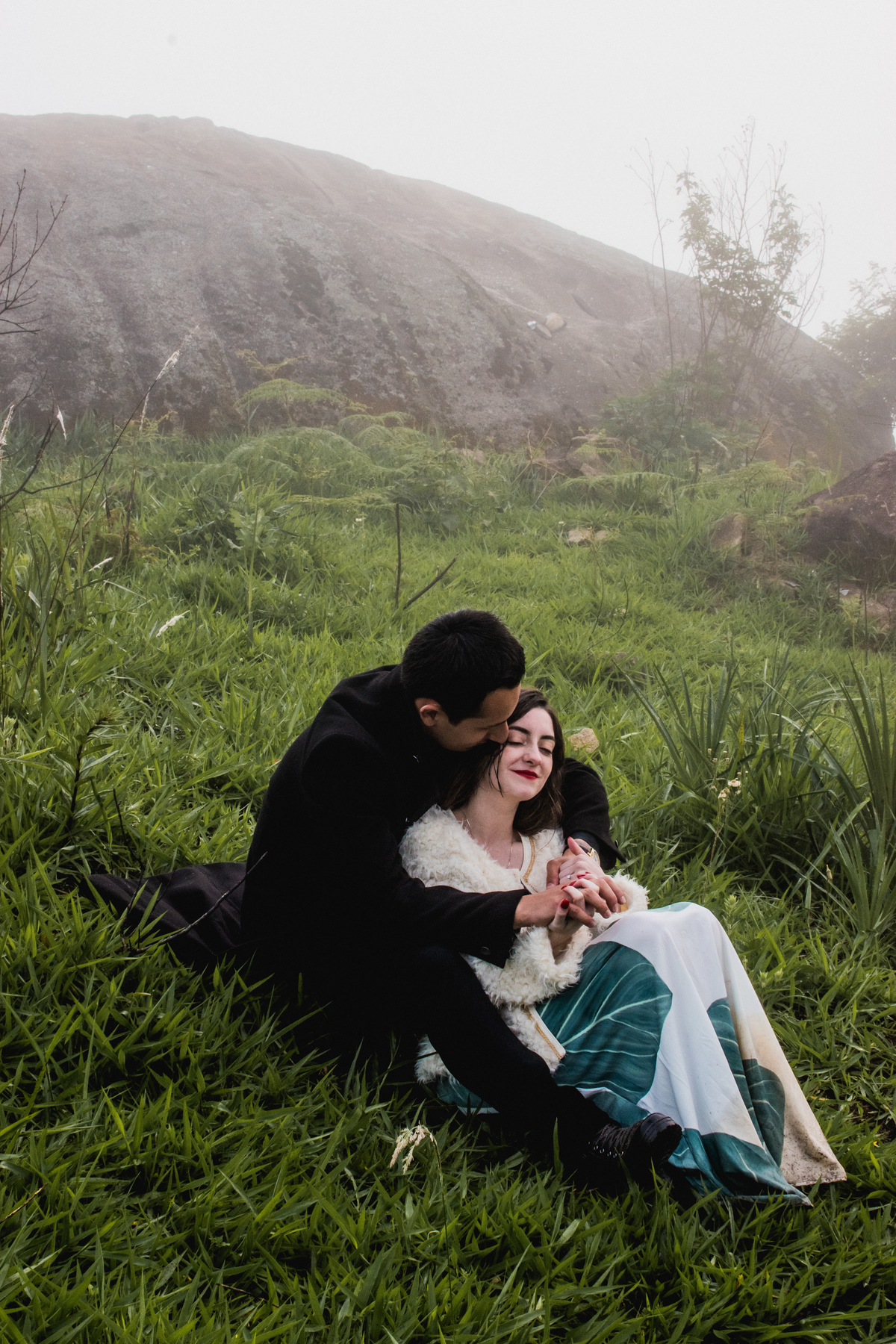 ensaio de casal no parque 