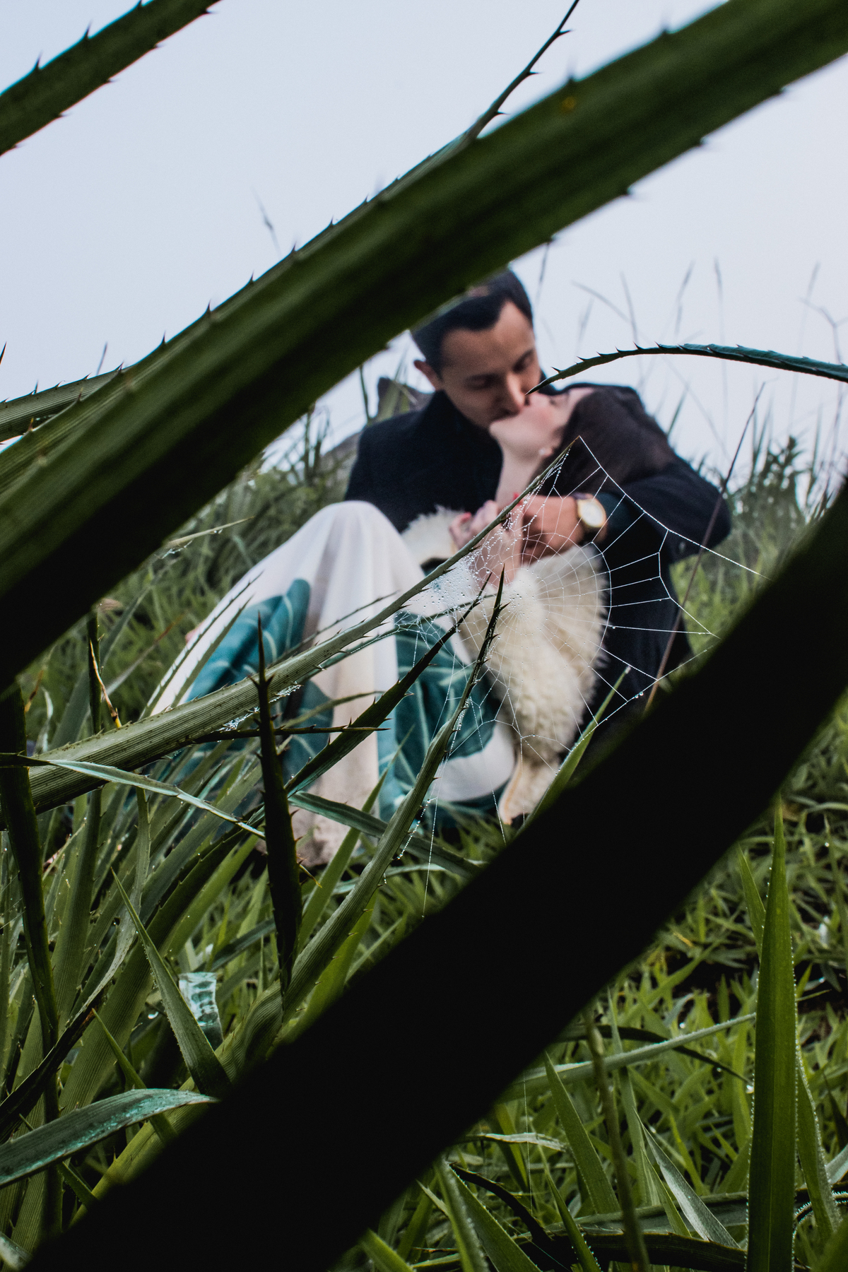 ensaio de casal com aranha 