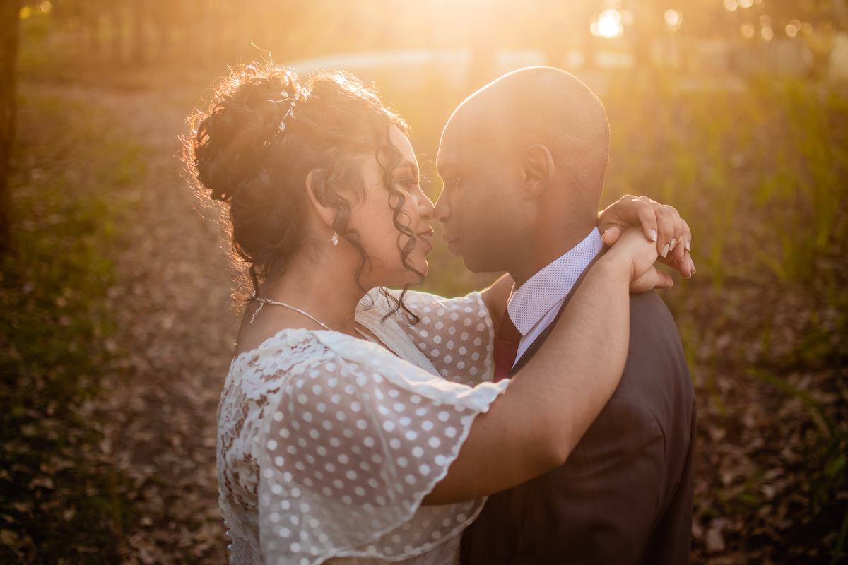 casamento no por do sol