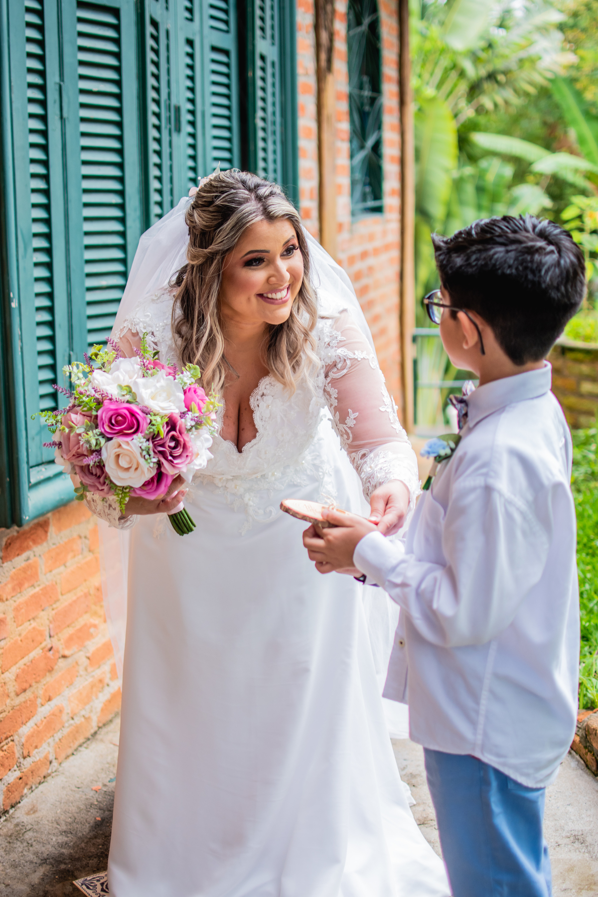 first look com filho