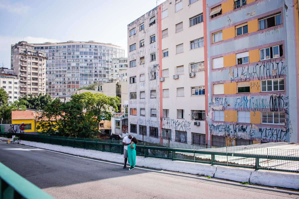 ensaio de no casal no minhocão 