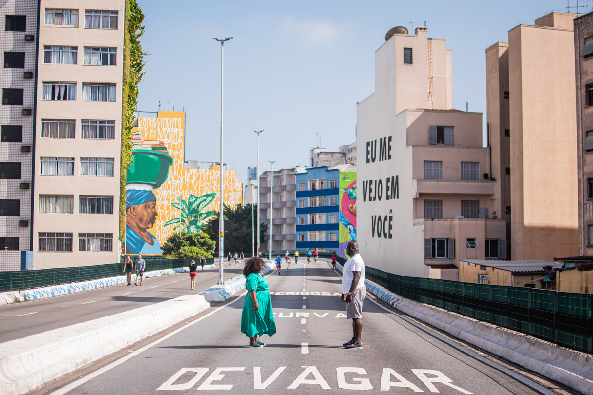 ensaio de casal na rua 