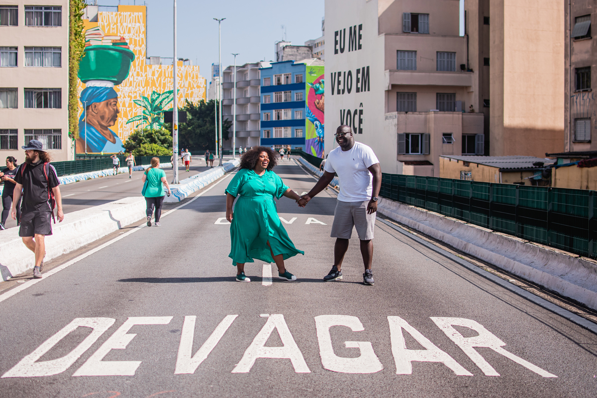 ensaio de casal urbano