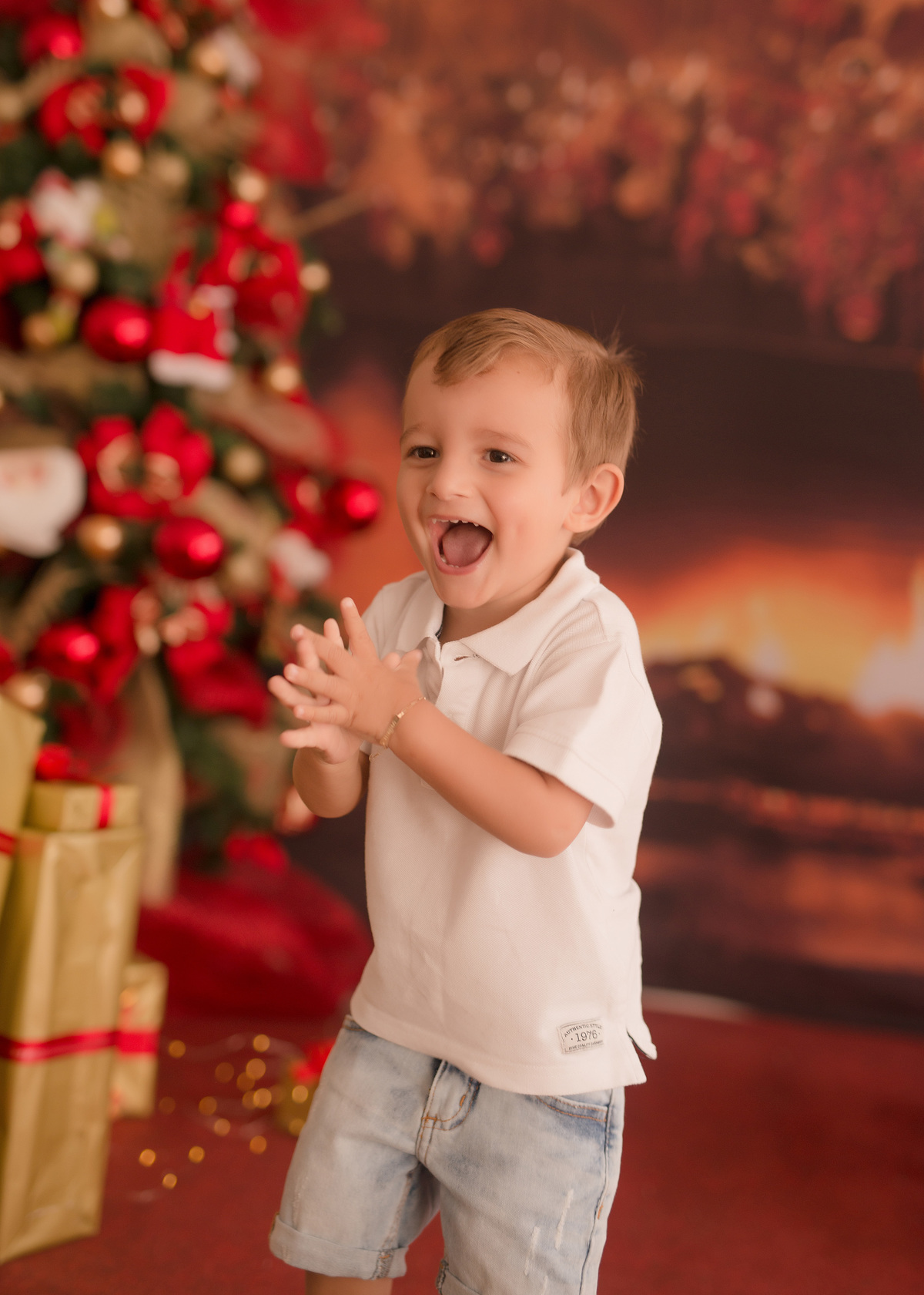 foto de familia em caxias do sul fotografa morgana perini menino batendo palma