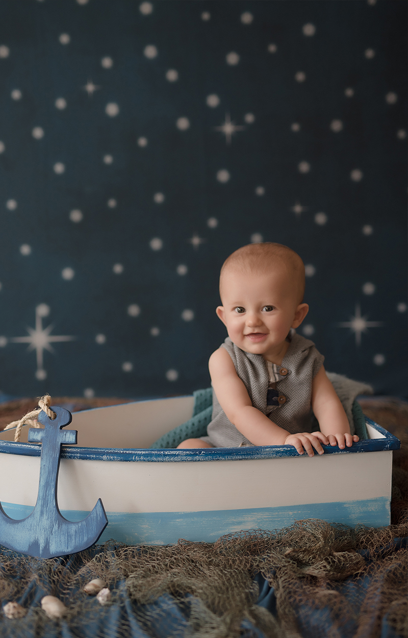 foto de bebe em caxias do sul fotografa morgana perini bebe dentro do barco
