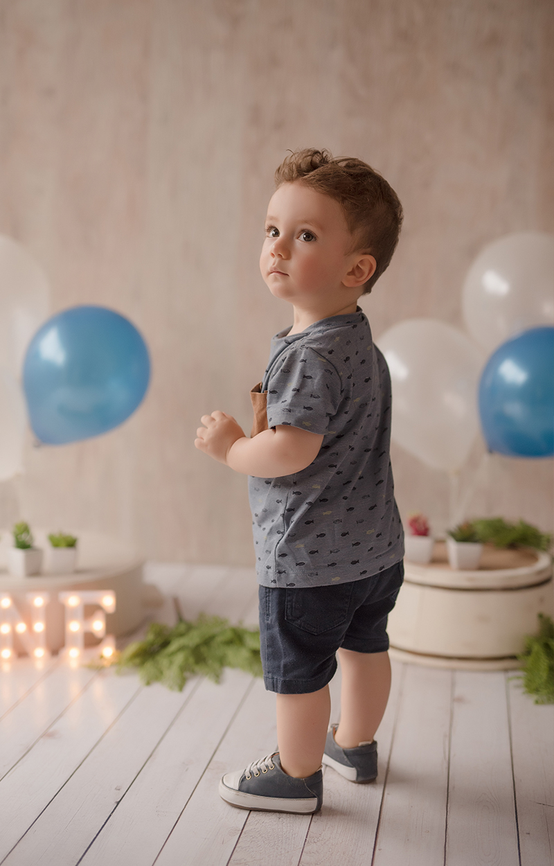 foto de bebe em caxias do sul fotografa morgana perini bebe com baloes