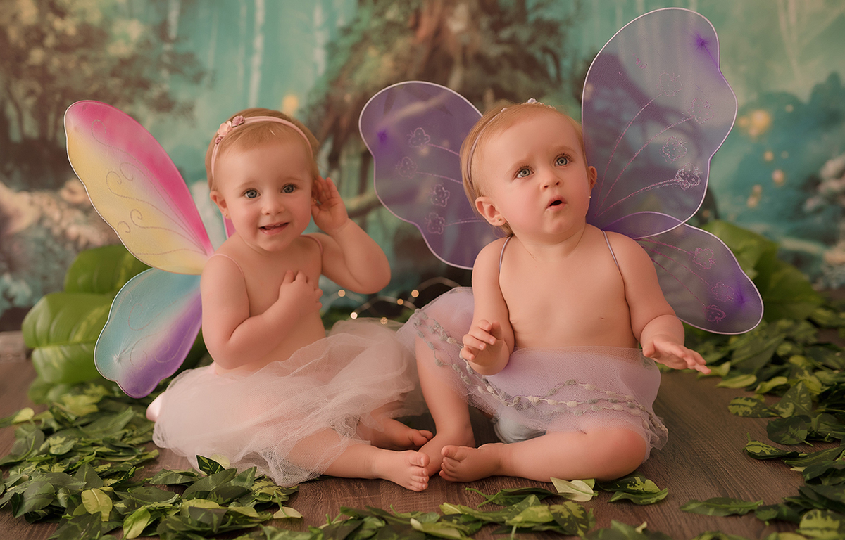 foto de gemeas em caxias do sul fotografa morgana perini meninas com asas de fada
