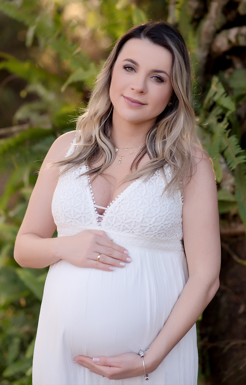 foto de gestante em caxias do sul fotografa morgana perini gestante de vestido branco