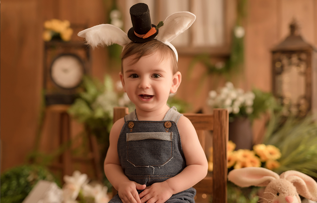 foto de bebe em caxias do sul fotografa morgana perini bebe com orelhas de coelho