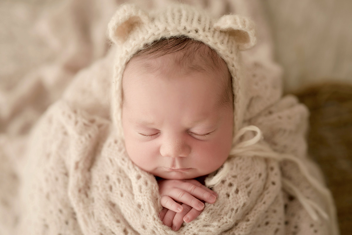 foto newborn em caxias do sul fotografa morgana perini  bebe ursinho