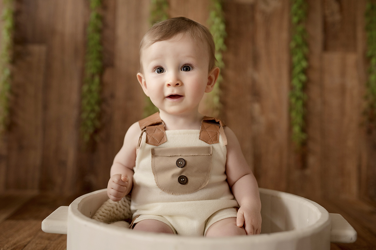 Foto de bebe em caxias do sul fotografa morgana perini bebe com roupa creme