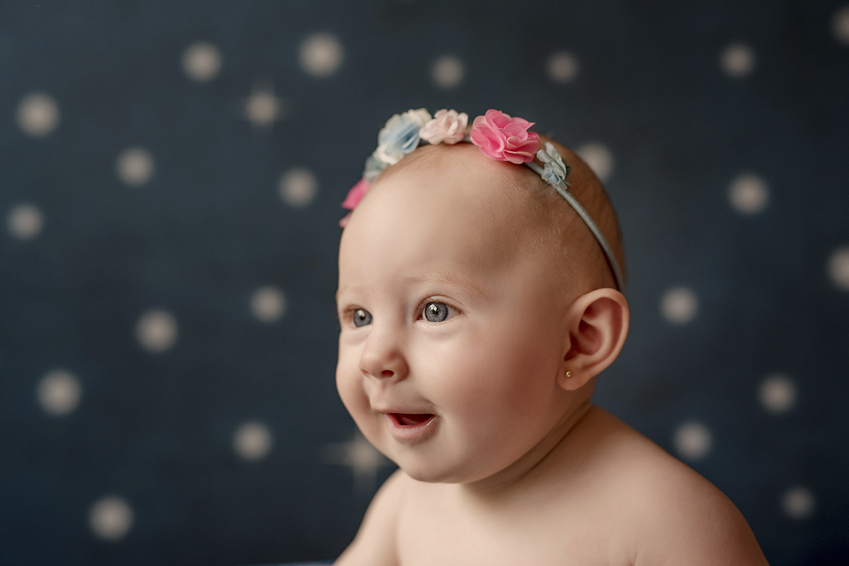 foto de bebe em caxias do sul fotografa morgana perini azul flores coloridas