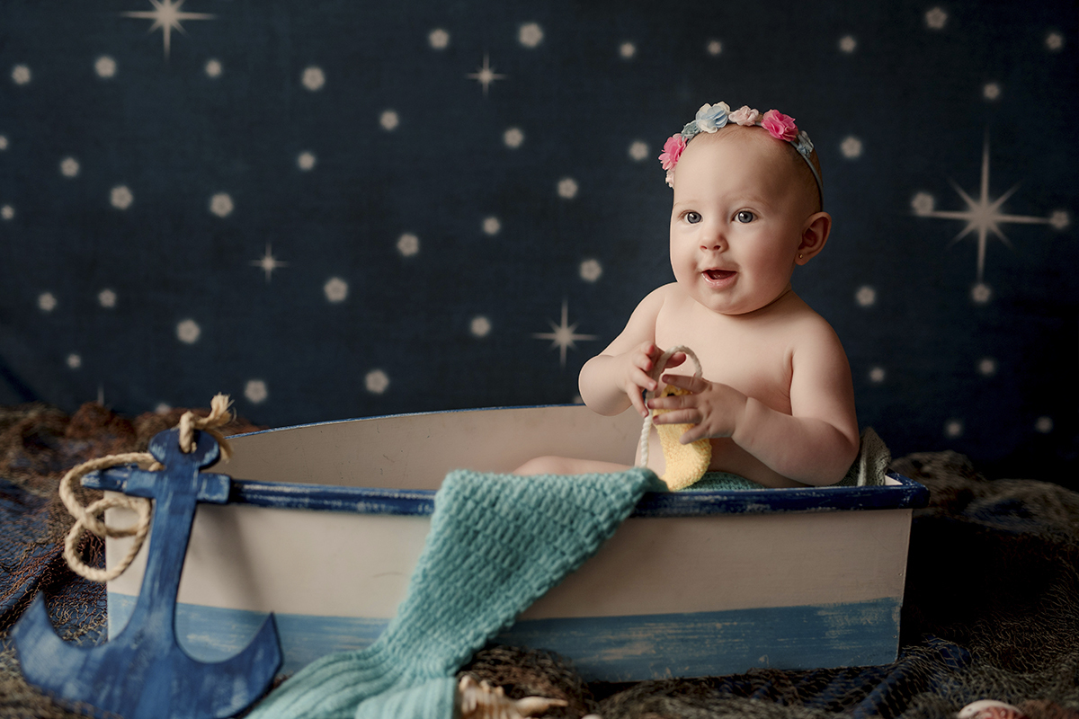 foto de bebe em caxias do sul fotografa morgana perini ancora calda sereia