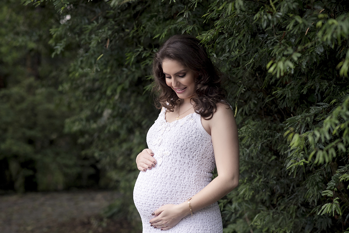 Foto de gestante em caxias do sul fotografa morgana perini gestante vestido branco