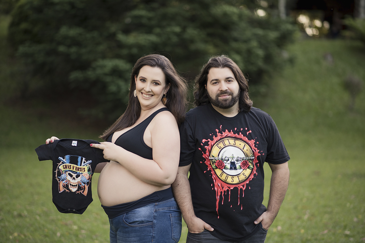 Foto de gestante em caxias do sul fotografa morgana perini guns n roses