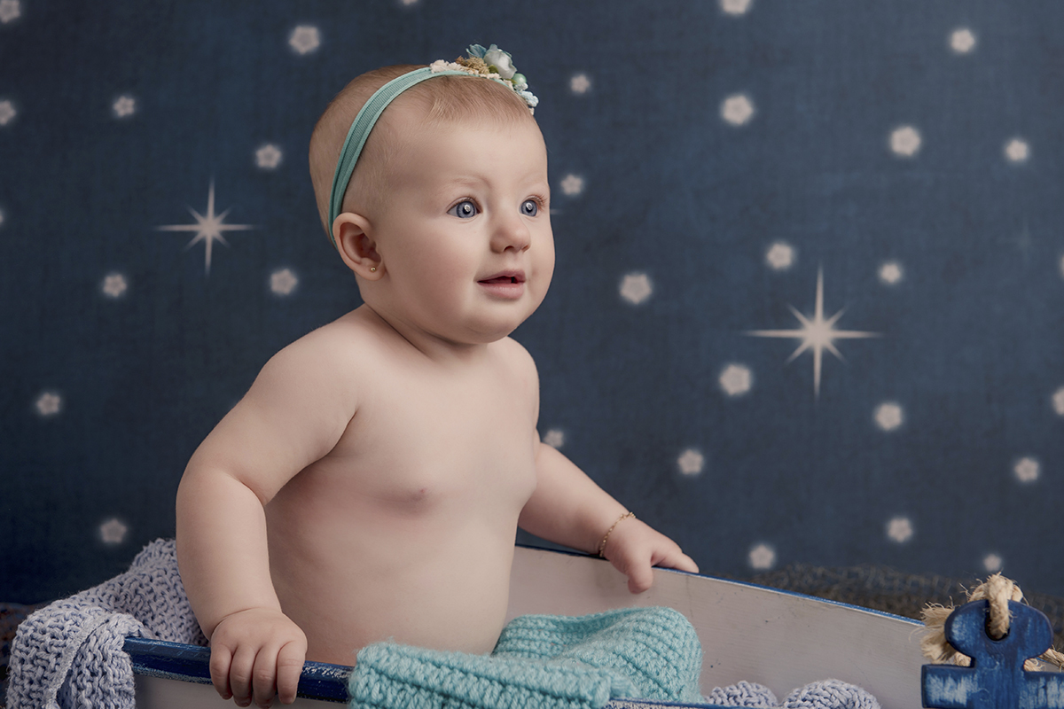 Foto de bebe em caxias do sul fotografa morgana perini bebe sereia azul