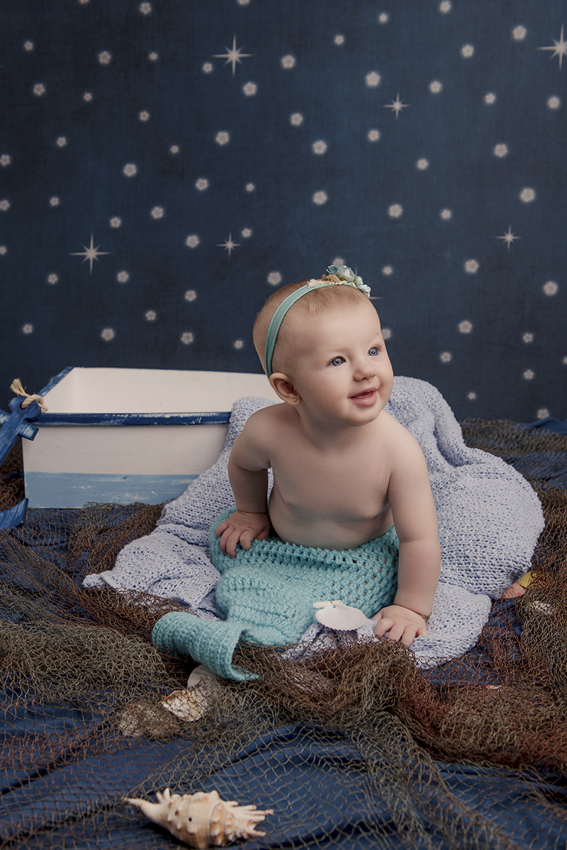 Foto de bebe em caxias do sul fotografa morgana perini sereia azul