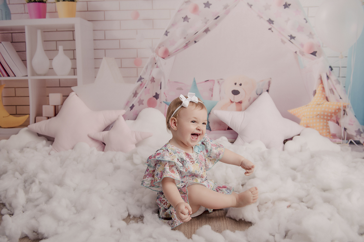 Foto de bebe em caxias do sul fotografa morgana perini barraca noite pijama