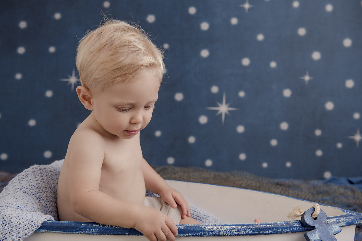 Foto de bebe em caxias do sul fotografa morgana perini bebe barco azul